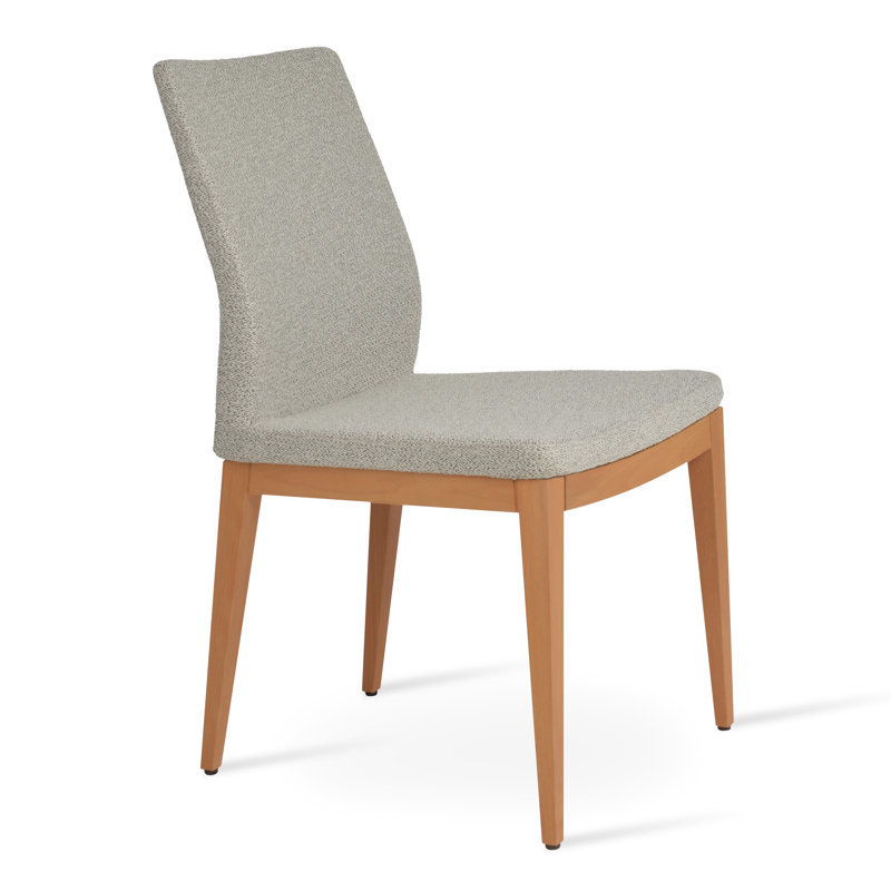 Pasha Wood Dining Chair, Natural, Cream PPM