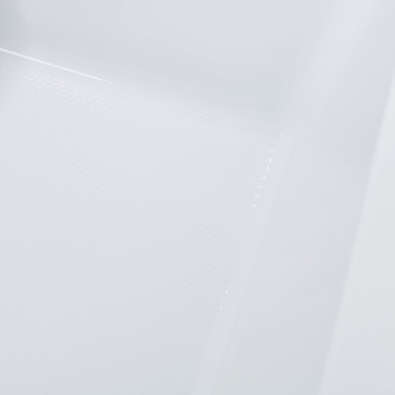 66'' x 34'' Acrylic Soaking Drop-In Bathtub, Drain Included, Brushed Nickel