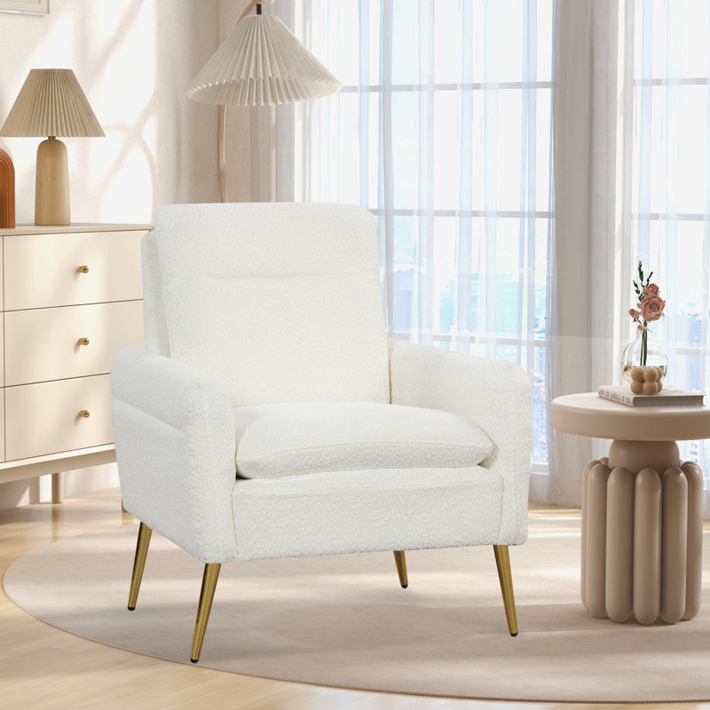 Donnelle Upholstered Wool Accent Chair
