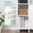 Tall Wooden Freestanding Bathroom Storage Cabinet With Adjustable Shelves And Mirrored Door For Modern Spaces