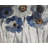 Blue Blurry Flowers Placemat - Polyester Botanical Home Decor