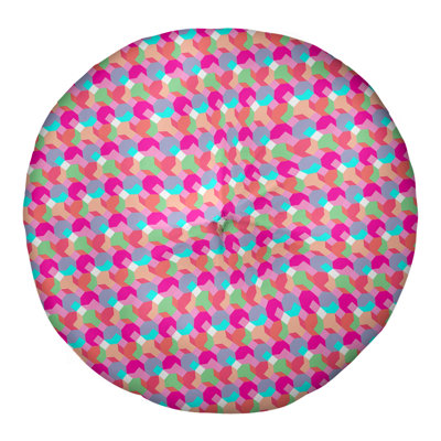 Coussin de sol capitonné Katelyn Elizabeth