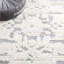 Tapis blanc / gris clair Lucia