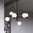 Glenarm 6-Light Dimmable Sputnik Chandelier with Frosted Glass Shade-1193927539
