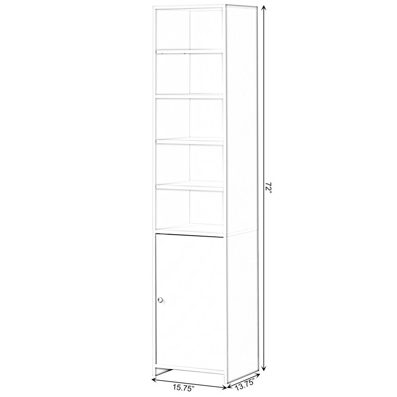 Eloanna Solid Wood Freestanding Bathroom Cabinet