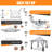 12x12FT Pop Up Gazebo Canopy Tent Outdoor Waterproof Upgrade Portable Gazebo with Mosquito Nettings and Carry Bag for Patio Garden Lawn-108586365