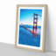 Mist over the Golden Gate Bridge - Picture Frame Graphic Art Print-55733537-55733541