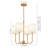 Montelle 4-Light Dimmable Fabric Shade Chandelier