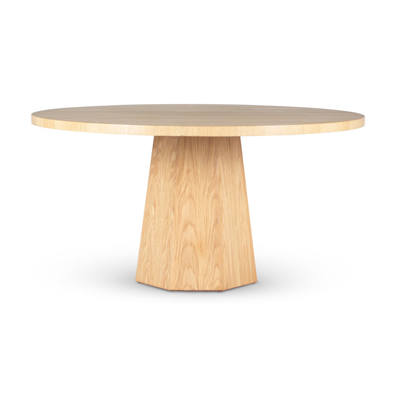 Fairwinds 60" Round Dining Table, White Oak