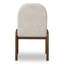 Chaise rembourrée Xolani Chenille Chinchilla et Impala