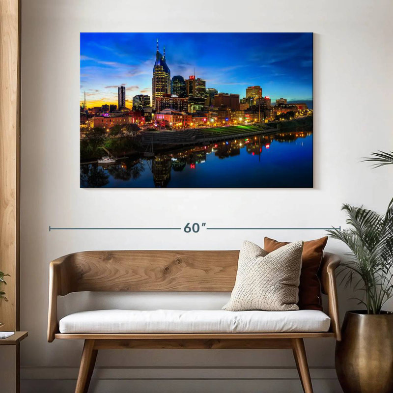 Paysage urbain Sirci Nashville, H 32 po x l 48 po