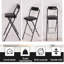 Tabouret pliant portatif noir