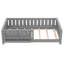 Lit simple avec bibliothèque intégrée et barrière de sécurité de haute qualité, gris-1840194868-1840194870