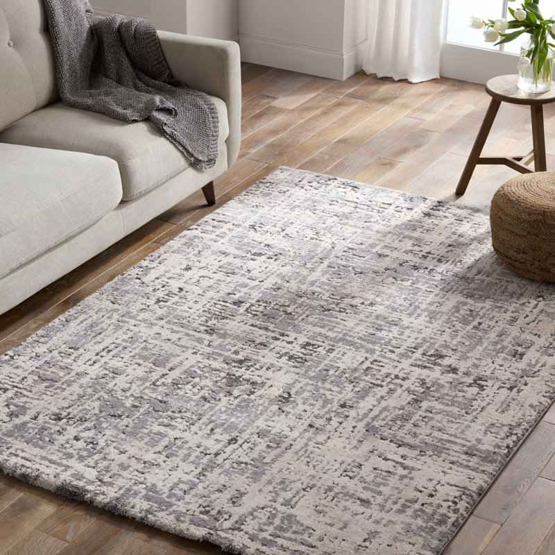 Tapis abstrait en polypropylène / polyester tissé à la machine Gioia, Rectangle 8 pi x 10 pi