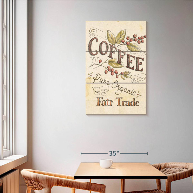 Tergel Authentic Coffee I, 57" H x 36" W