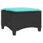 2 tabourets de patio avec coussins 21,7 po x 21,7 po x 14,2 po en poly rotin-403474411-403474413