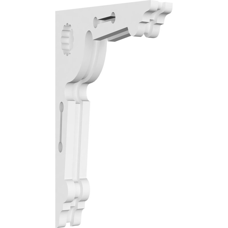 Corbeau en PVC de qualité architecturale Cena, H 13 po x l 7,5 po x P 1,875 po