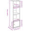 Conary 31cm W Bookcase-8289587-8289592