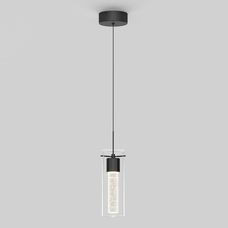 Essence 1 - Light Matte Black LED Kitchen Island Pendant