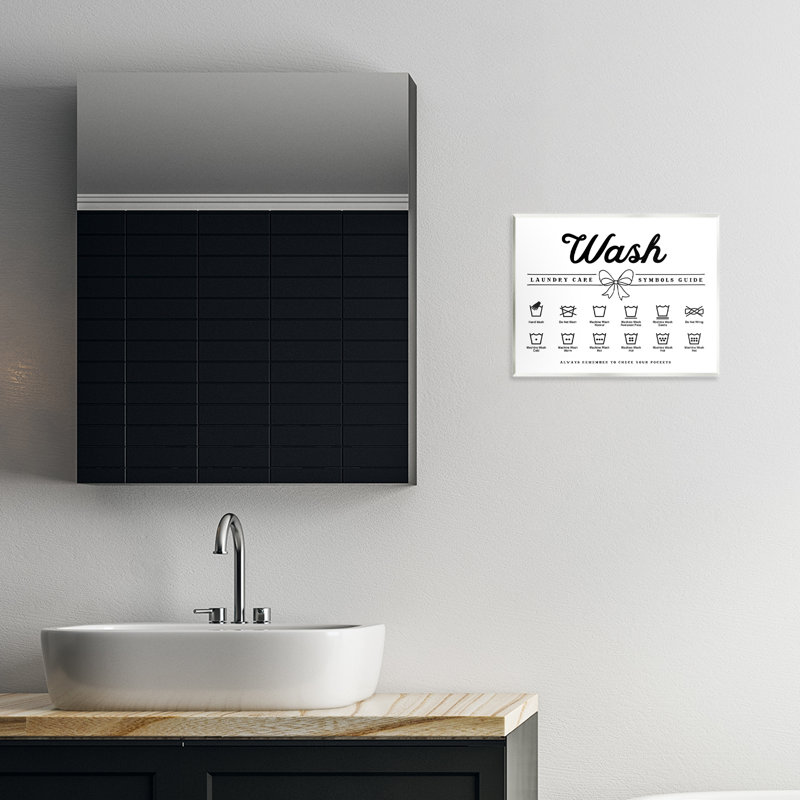 Plaque murale décorative Wash Wash Care