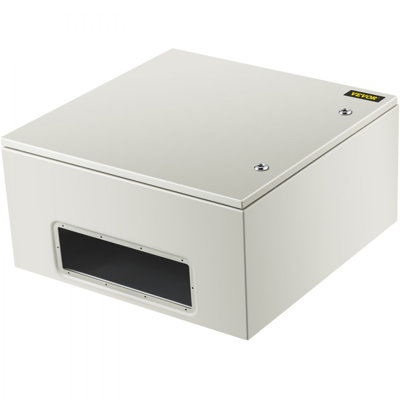 Boîtier en acier NEMA, boîte électrique en acier NEMA 4X 24 po x 24 po x 12 po, boîte de jonction électrique extérieure / intérieure IP66 imperméable et anti-poussière, avec plaque de montage