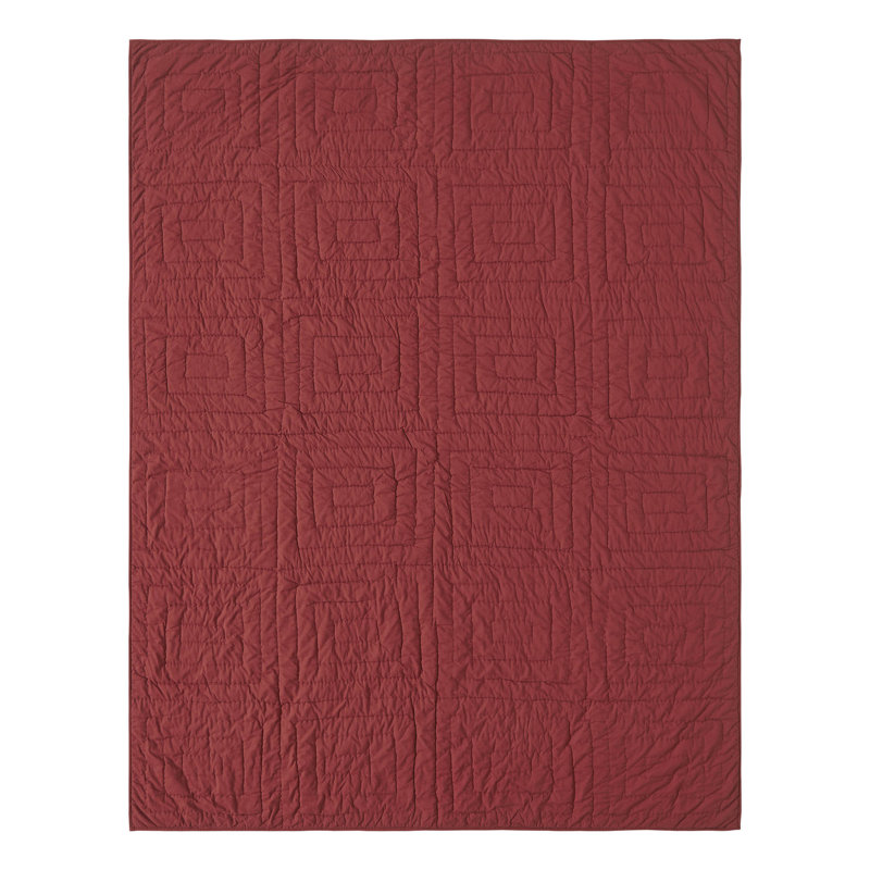 Cotton Patchwork Quilt, Twin Quilt