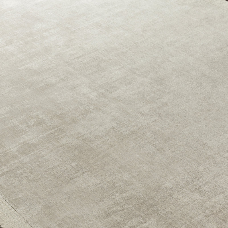 Tapis gris tissé à la main MCKINLEY, Rectangle 4 pi x 6 pi