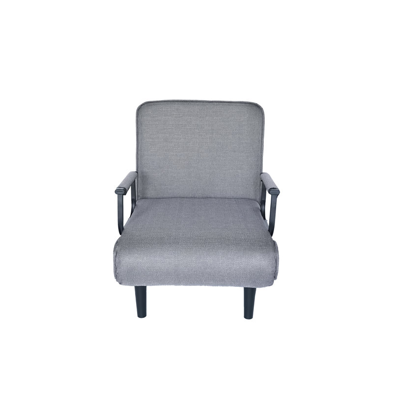 Folding Sofa Chair Bed - 3-in-1 Convertible, Linen Fabric, High-Density Sponge for Small Spaces/Dorm/Office