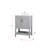 Scottsbluff 30 " W Freestanding Standard Free Standing 1 Single Vanity Bathroom Vanity With Engineered Marble Top-1246787339