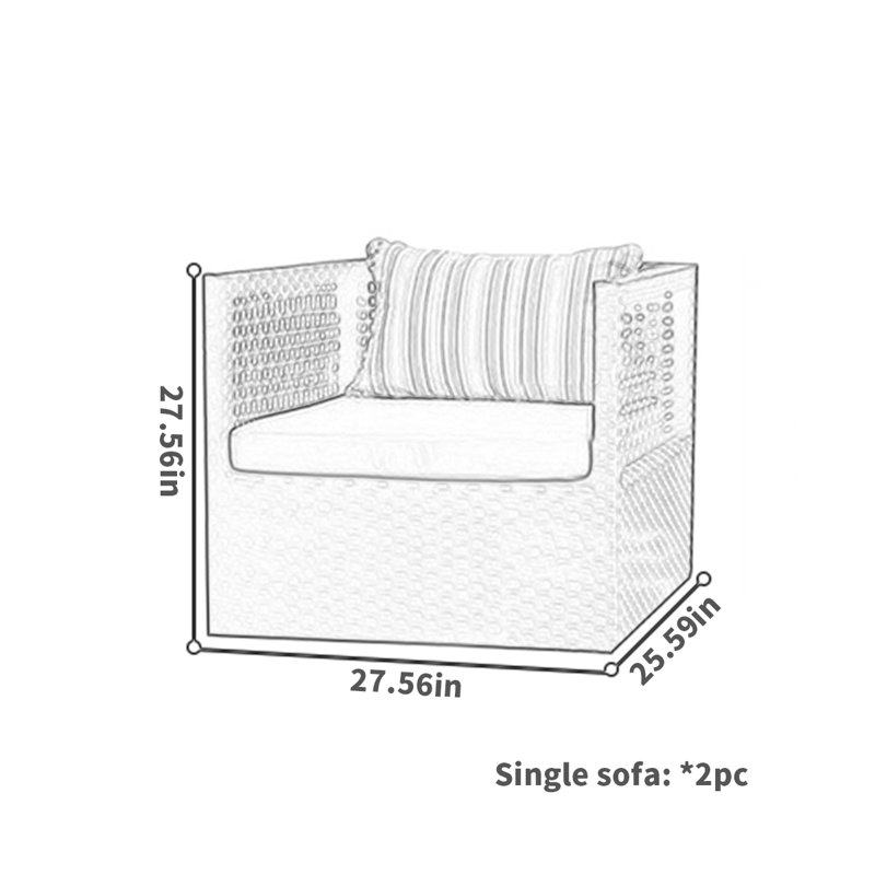 Chaise longue d'extérieur en fer Rynisha