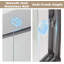 Porte de baignoire coulissante double H 56 po x l 60 po x H 56 po, portes de baignoire de douche à cadre en aluminium avec verre anti-déflagrant de 1/4 po (6 mm), porte en verre coulissante nickel brossé-120546492