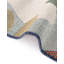 Tapis intérieur / extérieur bleu en polypropylène tissé à la machine Kiersten-98547185