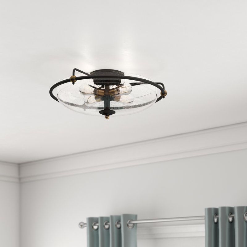 Ampelio Glass Flush Mount