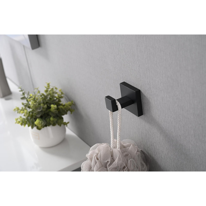 6 - Piece Bathroom Hardware Set, Matte Black