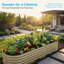 Jardinière surélevée galvanisée 8x4 Ft-972918303