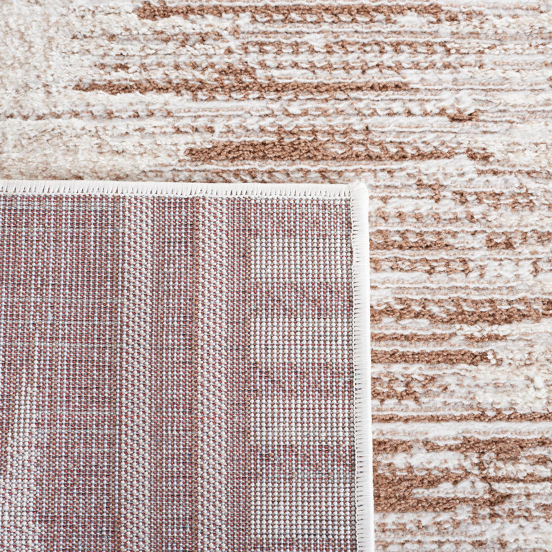 Delmontez Performance Abstract Rug, Rectangle 5'3" x 7'6"