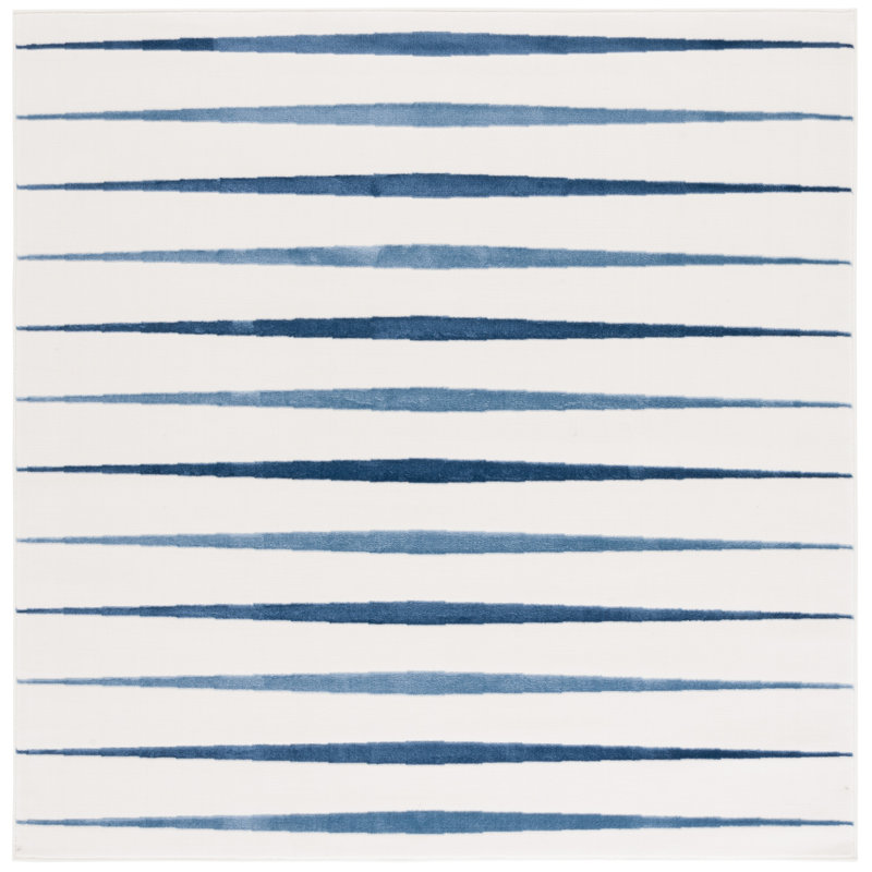 Tapis rayé Eile Performance, Carré 6 pi 7 po