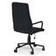 Chaise de bureau pivotante bleue vieillie