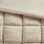 Ensemble d'édredon 3 très grands lits, face en velours avec dossier en microfibre, rembourrage en duvet synthétique pour la chaleur hivernale, surpiqûres 3D au look magnifique, boîte, lavable à la machine, brun 3 pièces, 100%-120954499-120954498