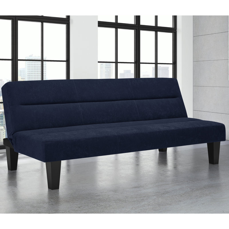 Adrijus Velvet Clic Clac Sofa, Blue