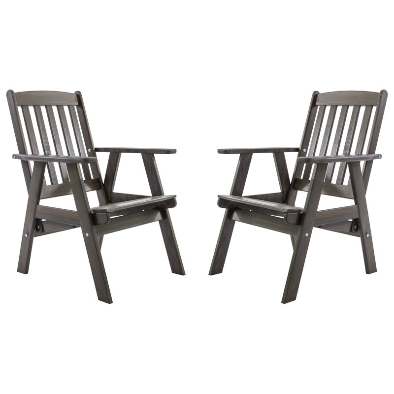 Heckson Patio Dining Armchair, Grey