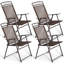 Chaise de patio pliante en tissu