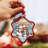 4'' Glass Hanging Figurine Ornament