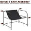 Chaise d'appoint Chaises de salon Comfy Chaise de lecture pour chambre à coucher Chaise longue rembourrée de style Mid-Century Fauteuil d'appoint en tissu pour fauteuil de salon (crème, 1)-1392839780