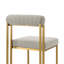 Chaise de salle à manger sans accoudoirs avec dossier bas et structure en métal Mirosava-439647146-439647151-417194181