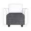 Repose-pieds de rangement en tissu Tomario-1128471523