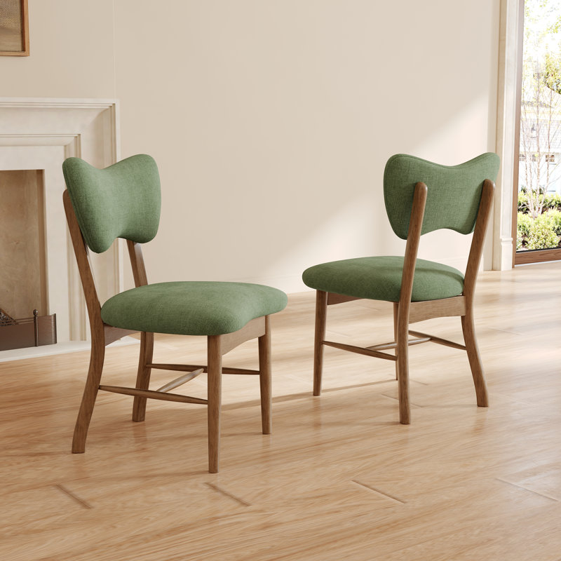 Ensemble de table de salle à manger 71 "ovale moderne en pierre frittée blanche 71", 6 chaises sans assemblage avec pieds en bois massif