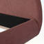 Lit plateforme en tissu Queen Boucle, structure arquée recouverte de lattes en bois, rouge-1701472697-1701472699