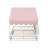 Full Size Wooden Floor Bed With Fense,3 Storage Bookshelves,Curtain And LED Light-1216246719