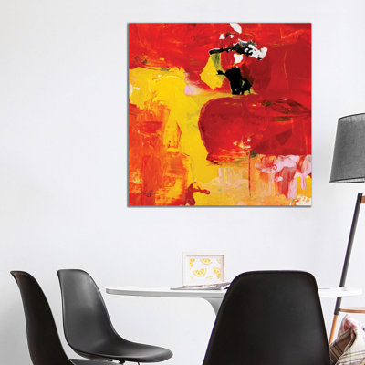 Abstract XV 1 Piece Wrapped Canvas Painting